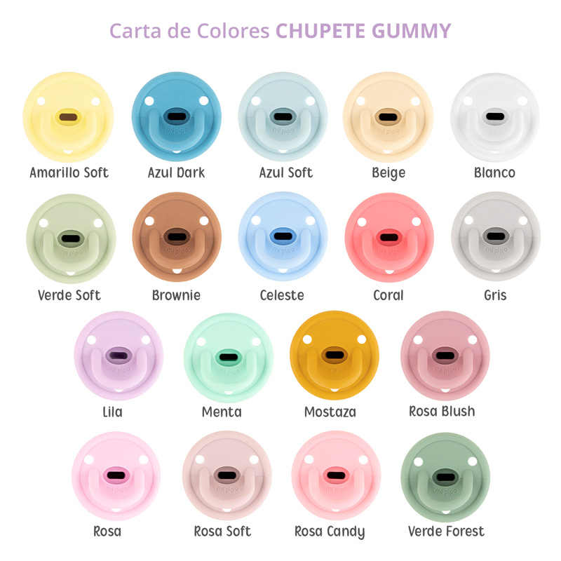 Chupete Gummy Divertido Papi te quiero, color a elegir - Imagen 2