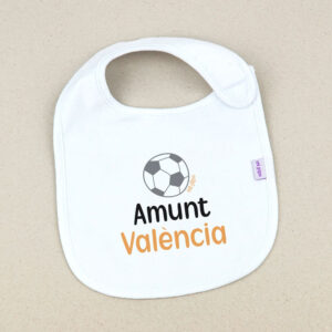 Babero Blanco Divertido Amunt Valencia