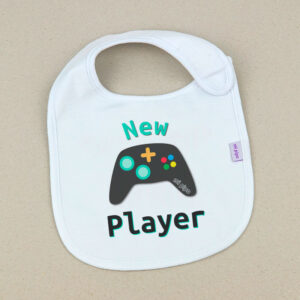 Babero Blanco Divertido New Player