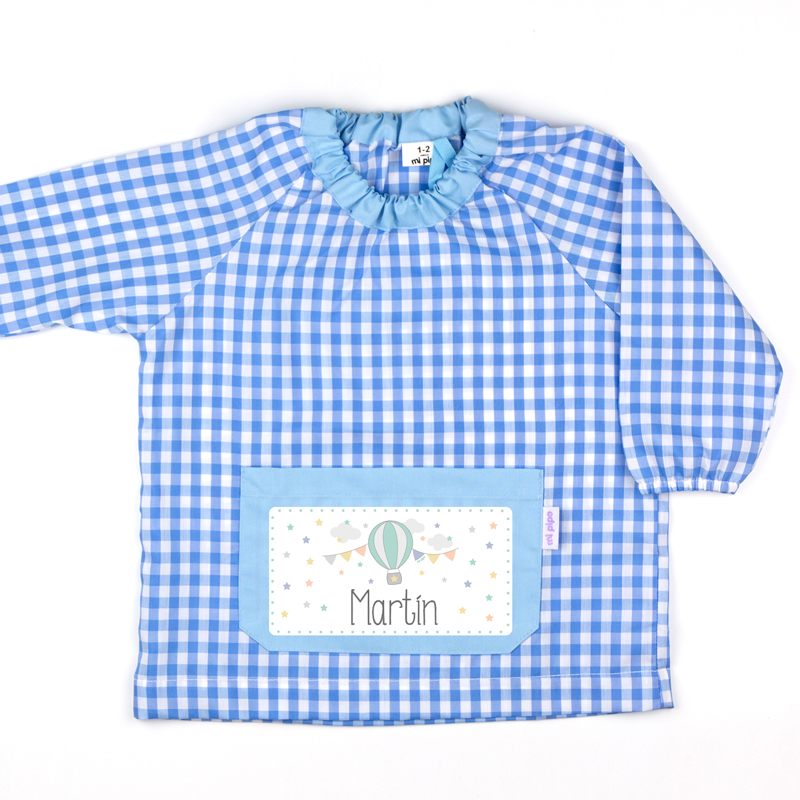 Babi con Bolsillo Personalizado Globo Azul