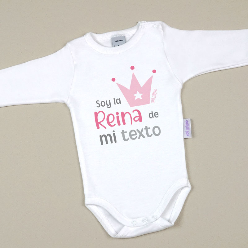 Body Divertido Soy la Reina de mi (texto)