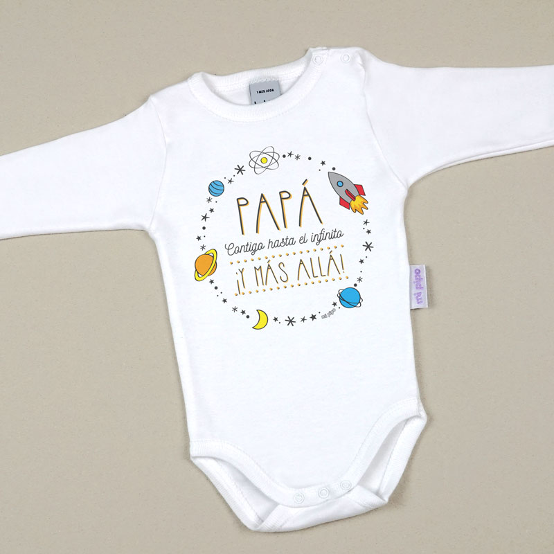 Body Divertido Papá, contigo hasta el infinito ¡y más allá!