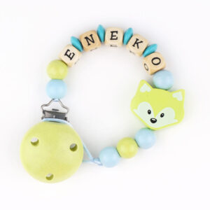 Chupetero de Madera Personalizado Lima con Zorrito