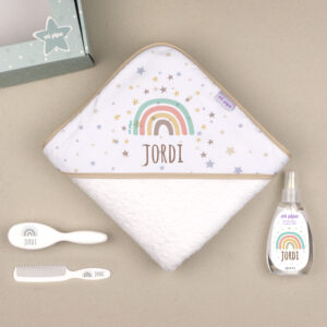 Cajita al Agua Personalizada Arcoíris Soft