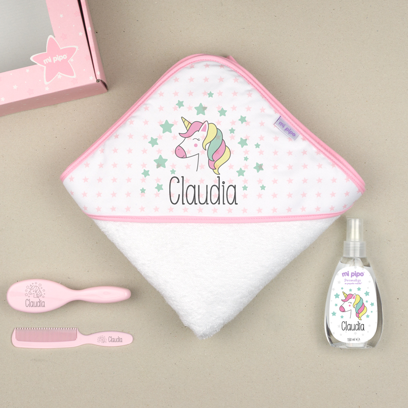 Cajita al Agua Personalizada Unicornio