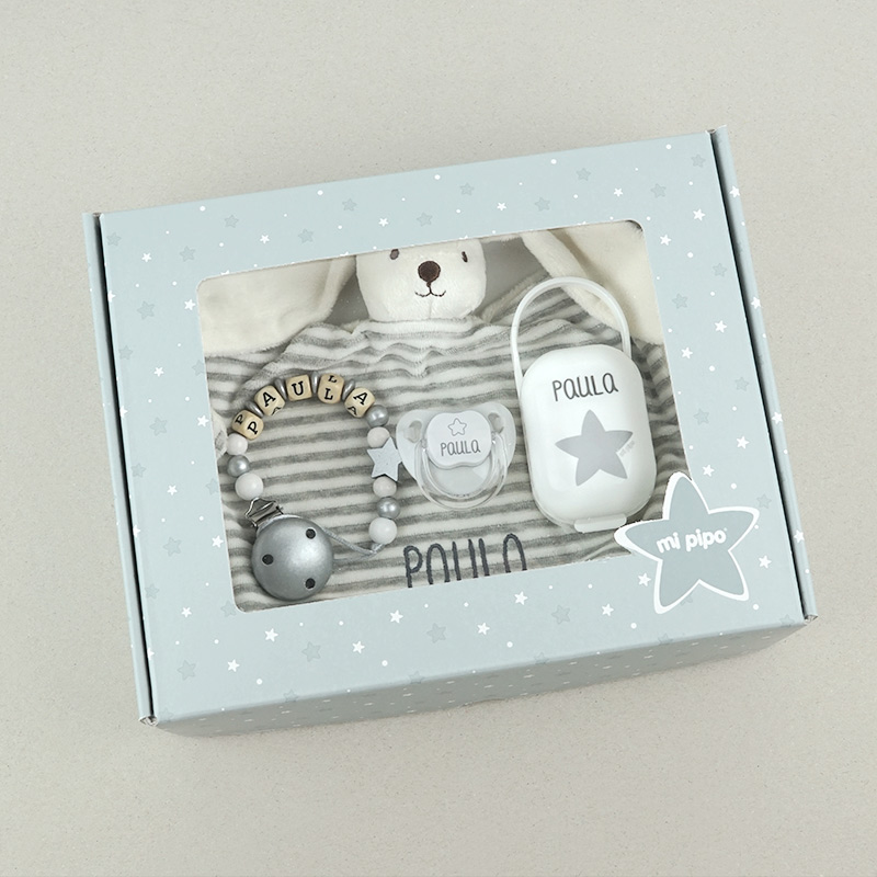 Cajita Baby Born Personalizada Gris - Imagen 2