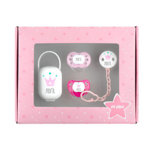 Cajita Mis Imprescindibles Personalizada Corona Rosa