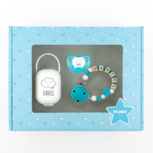Cajita My Baby Personalizada Nube Azul