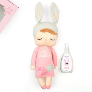 Cajita Muñeca Metoo + Colonia Personalizada Rosa