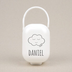 Cajita Portachupetes personalizada Nube, color a elegir