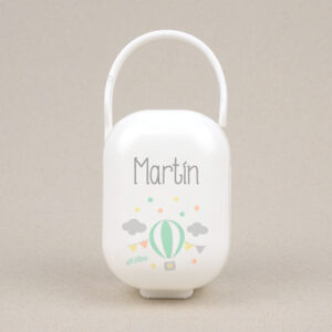 Cajita Portachupetes Personalizada Deco Globo