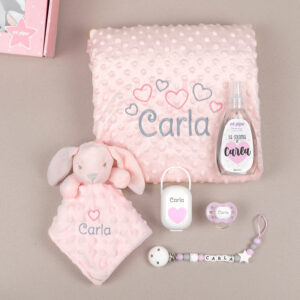 Cajita Sweet Personalizada Conejito Rosa