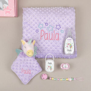 Cajita Sweet Personalizada Unicornio Lila