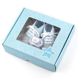 Cajita Zapatillas Personalizada Azul