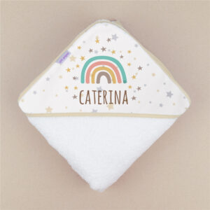 Capa de Baño Personalizada Arcoíris Soft