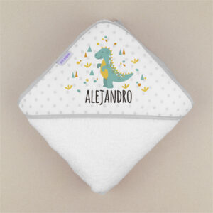 Capa de Baño Personalizada Dinosaurio