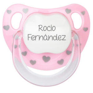 Chupete Personalizado Baby Chic Rosa Pastel