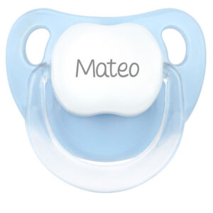 Chupete Baby Personalizado Azul Pastel