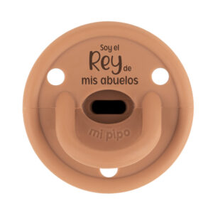 Chupete Gummy Divertido Soy el Rey de mis abuelos, color a elegir