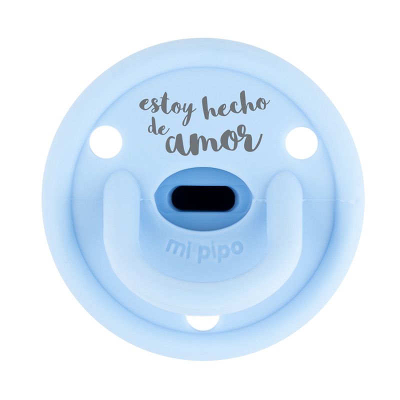 Chupete Gummy Divertido Estoy hecho de amor, color a elegir