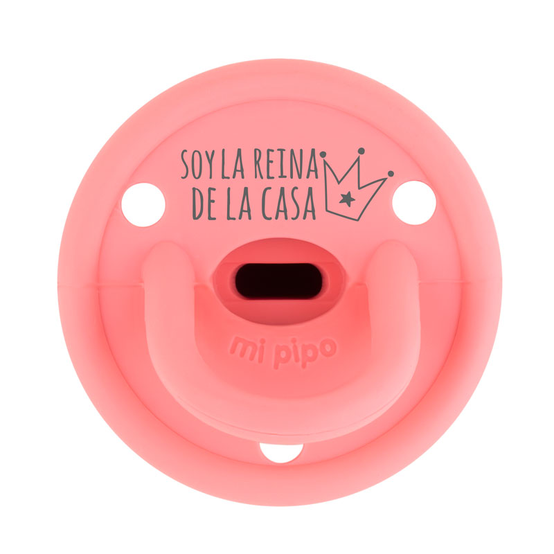 Chupete Gummy Divertido Soy la Reina de la casa, color a elegir