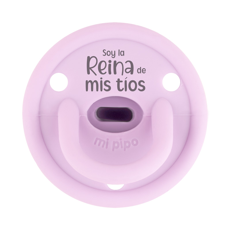 Chupete Gummy Divertido Soy la Reina de mis tíos, color a elegir