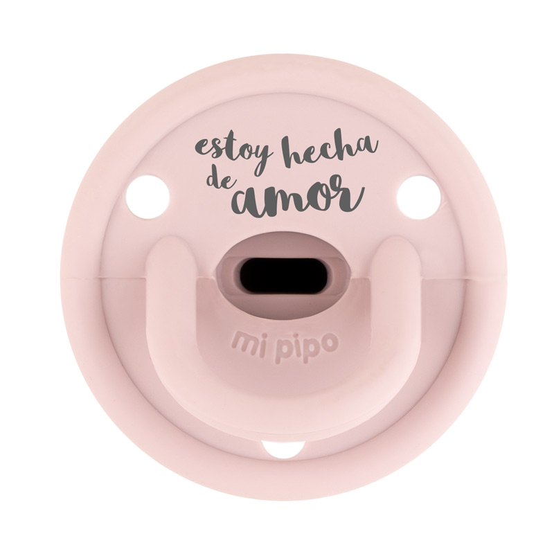 Chupete Gummy Divertido Estoy hecha de amor, color a elegir