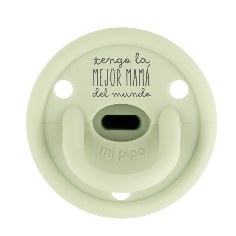 Chupete Gummy Divertido Tengo la mejor mamá del mundo, color a elegir