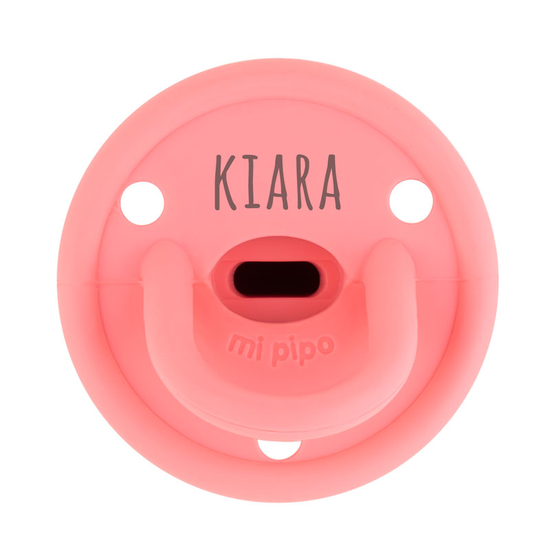 Chupete Gummy Personalizado Coral