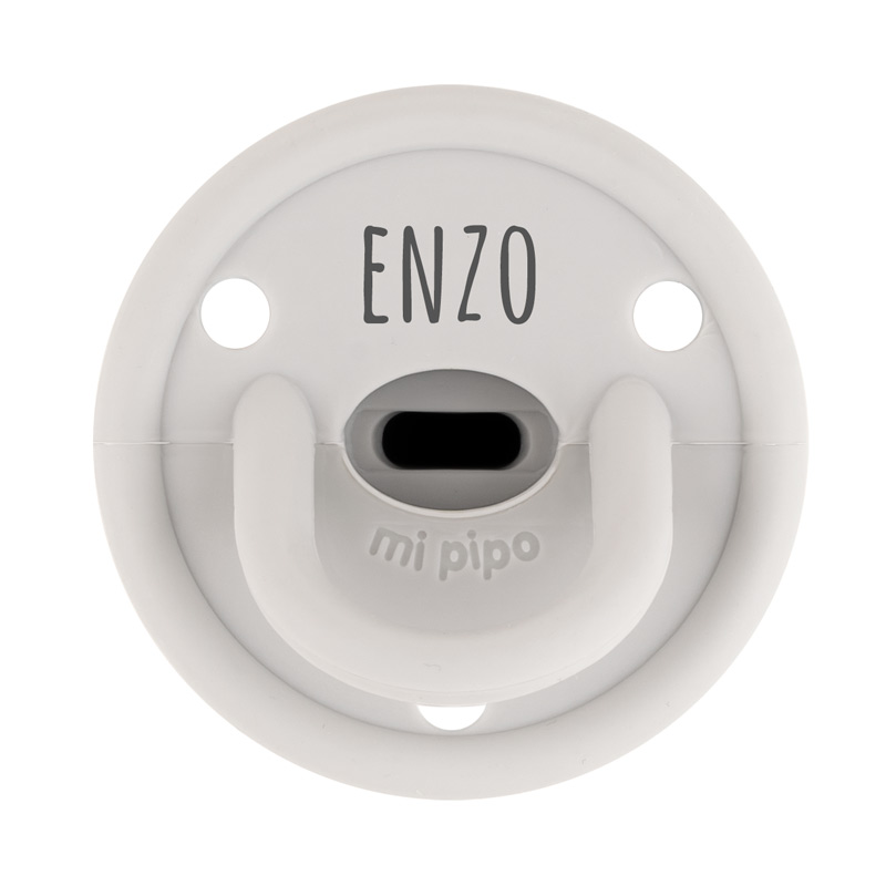 Chupete Gummy Personalizado Gris