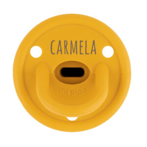 Chupete Gummy Personalizado Mostaza