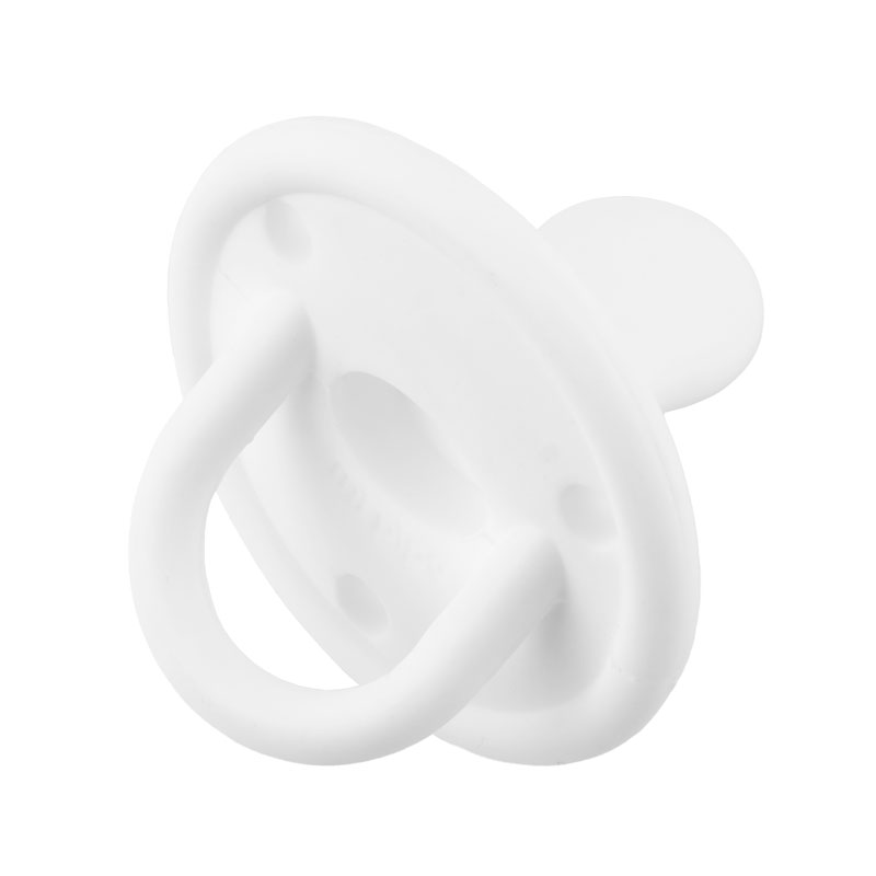 Cajita Chupete Gummy Blanco + Chupetero de Silicona Nube Rosa Personalizada - Imagen 2