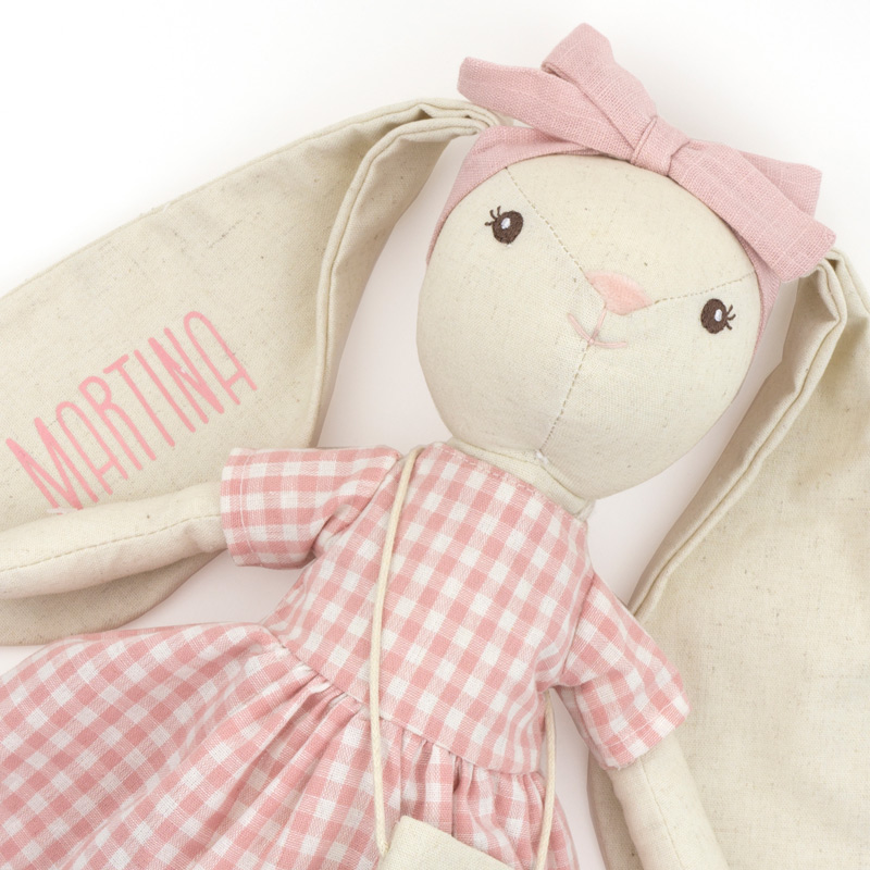 Muñeca de trapo Conejita Personalizada - Imagen 2