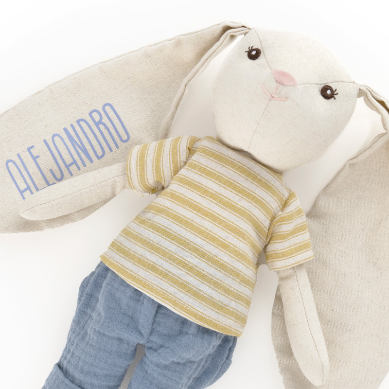 Muñeco de trapo Conejito Personalizado - Imagen 2