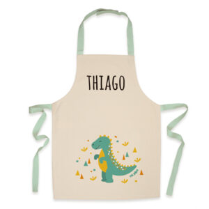 Delantal Infantil Personalizado Dinosaurio