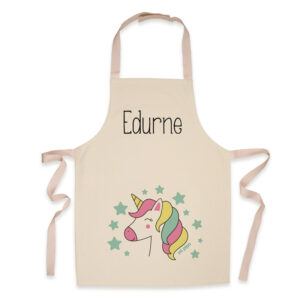 Delantal Infantil Personalizado Unicornio