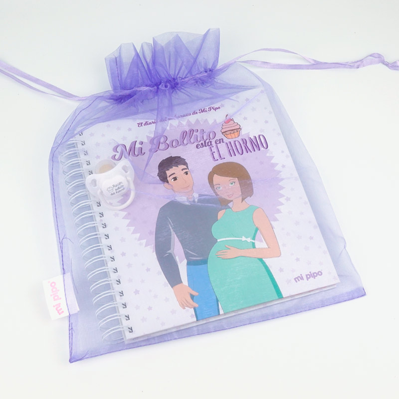 Diario del Embarazo de Mi Pipo con Regalo de Chupete - Imagen 2
