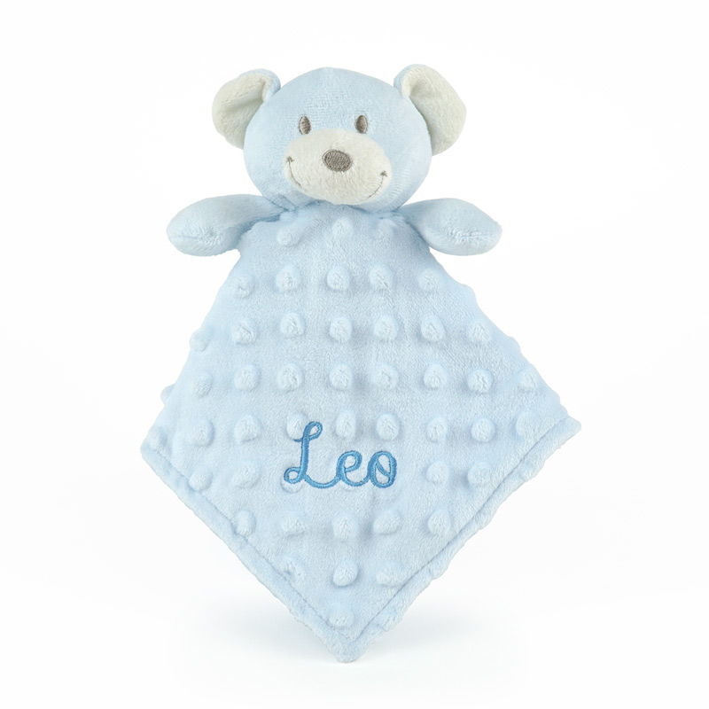 Dou Dou Cabecitas Osito Celeste Personalizado