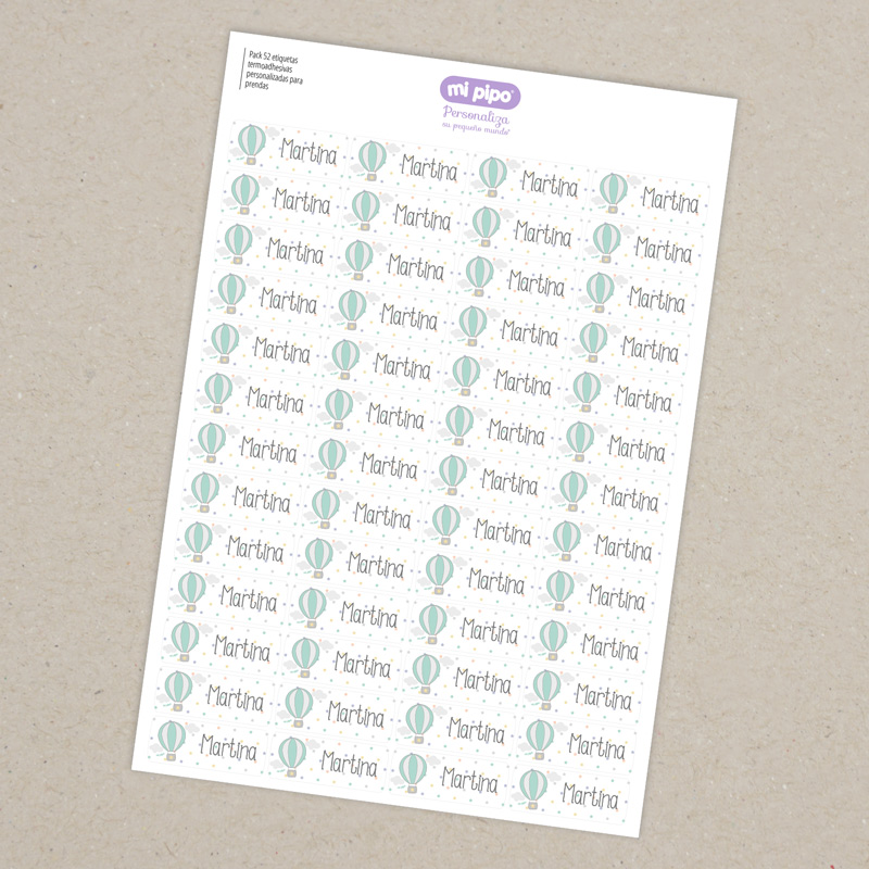 Pack Mi Equipo para el Cole con Mochila Personalizado Globo + Regalo Cinta marcaprendas - Imagen 7