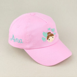 Gorra Junior Personalizada Hada Rosa