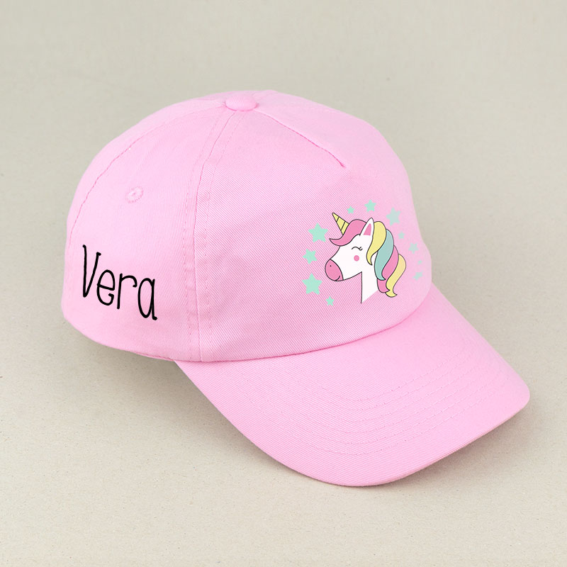 Gorra Junior Personalizada Unicornio Rosa