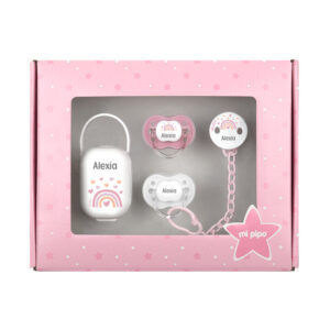 Cajita Mis Imprescindibles Personalizada Arcoíris Blush