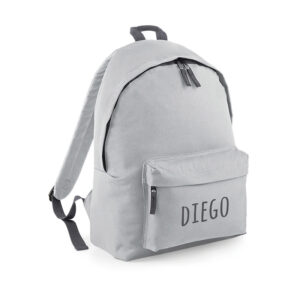 Mochila Junior Personalizada Gris
