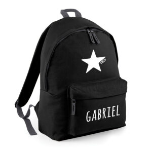 Mochila Junior Personalizada Negra