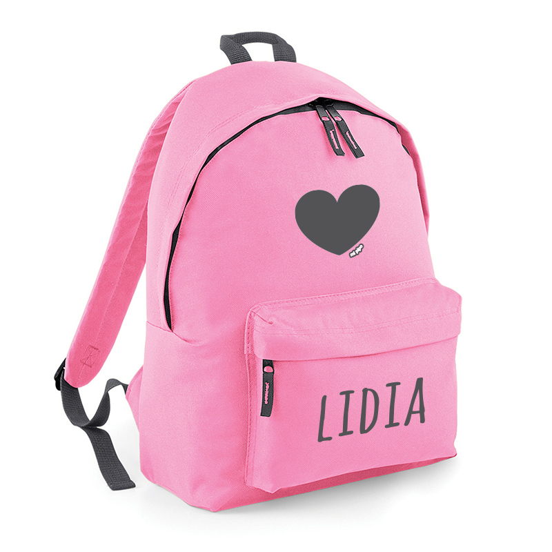 Mochila Junior Personalizada Rosa