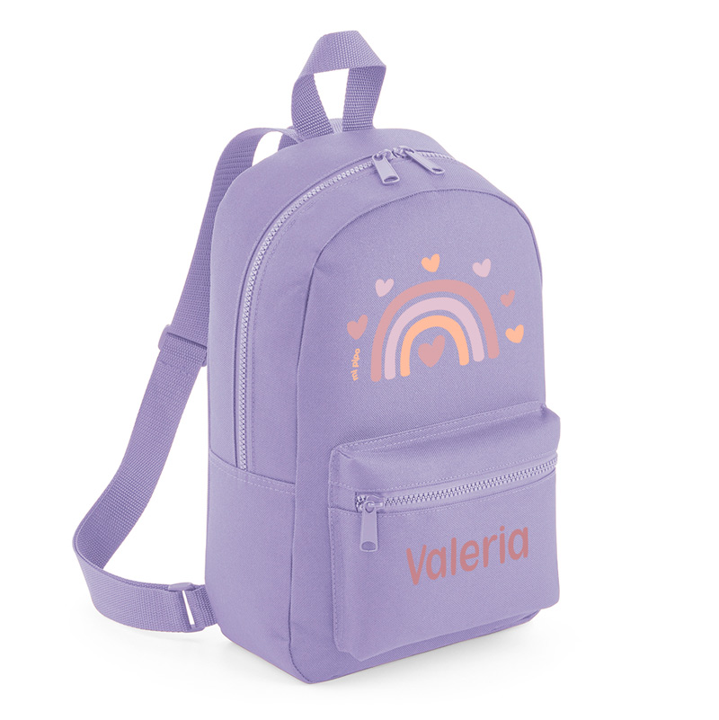 Mochila Medium Personalizada Arcoíris Blush, color a elegir - Imagen 5