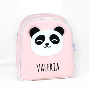 Mochila Guardería Panda Rosa Personalizada