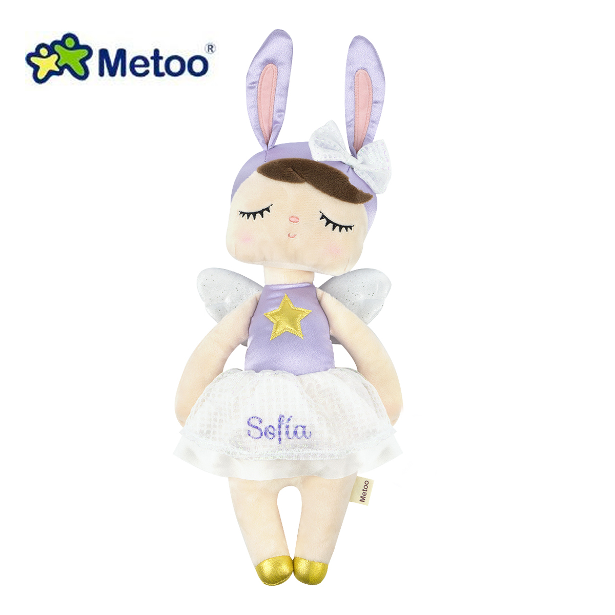 Muñeca Metoo Ángel Lila Personalizada