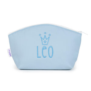 Neceser Polipiel Personalizado Azul, dibujo opcional