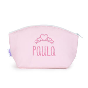 Neceser Polipiel Personalizado Rosa, dibujo opcional